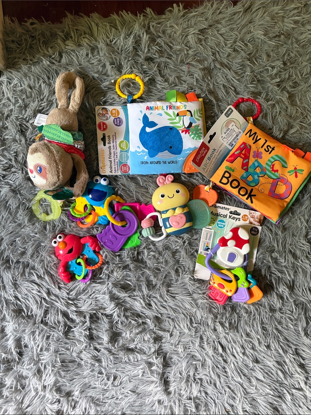 Baby Toys Teething & Learning Toy Set - Colorful